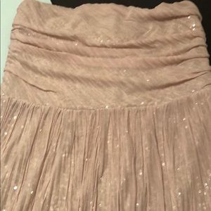 Sequin champagne dress